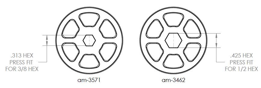 Sushi Roller Intake Wheels - AndyMark, Inc