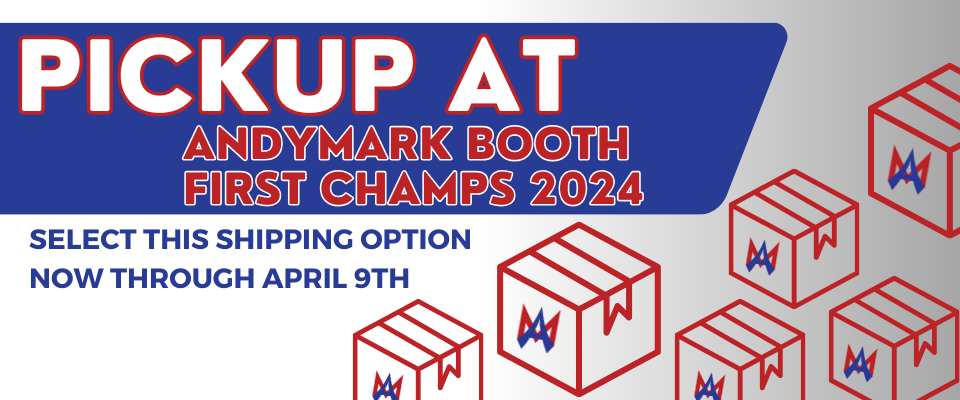 Pick-up at AndyMark Booth