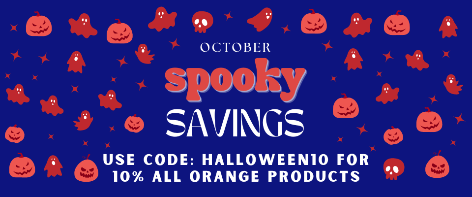 October Spooky Savings - code HALLOWEEN10