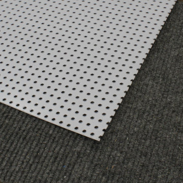 View larger image of 0.125 in. Thick 31.5 in. x 23.5 in. Imperfect Perforated Polycarbonate Sheet