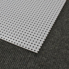 0.125 in. Thick 31.5 in. x 23.5 in. Imperfect Perforated Polycarbonate Sheet