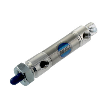 View larger image of 0.75 in. Bore 0.5 in. Stroke Bimba Air Cylinder 040.5-DP with mounting nut
