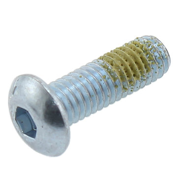 View larger image of 10-32 x 0.625 in. Button Head Cap Screw with Nylon Patch