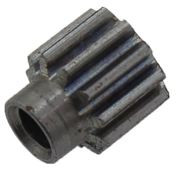 View larger image of 11 Tooth 0.6 Module 0.125 in. Round Bore Steel Pinion Gear
