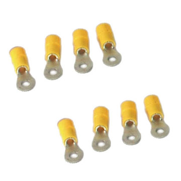 View larger image of 12-10GA Insulated Ring Terminals, Bag of 8