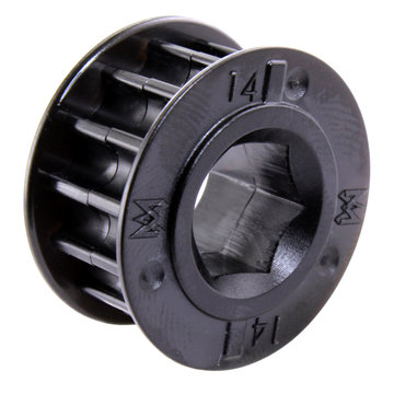 View larger image of 14 Tooth 0.375 in. Hex Bore HTD Pulley