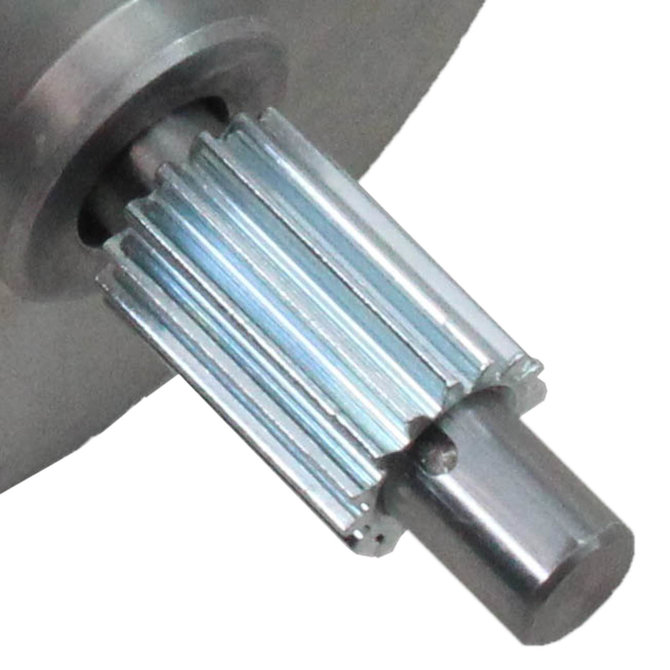 14 Tooth 20 DP Falcon Spline Bore Steel Pinion Gear - AndyMark, Inc