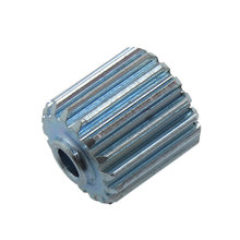 17 Tooth 0.6 Module 0.125 in. Round Bore Steel Pinion Gear