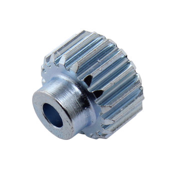 View larger image of 17 Tooth 0.6 Module 0.125 in. Round Bore Thin Steel Pinion Gear