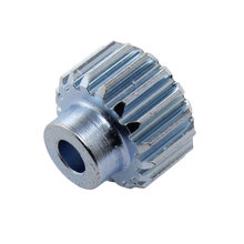 17 Tooth 0.6 Module 0.125 in. Round Bore Thin Steel Pinion Gear