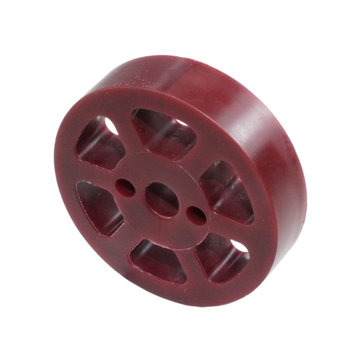 View larger image of 2 in. Compliant Wheel 8 mm 45 Durometer Maroon