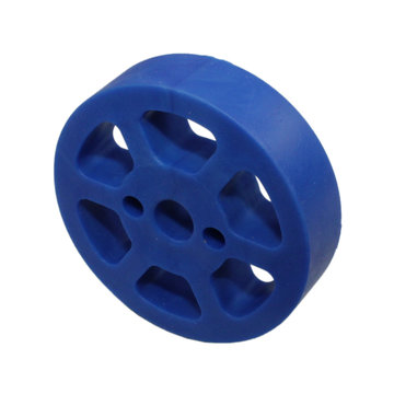 View larger image of 2 in. Compliant Wheel 8 mm 50 Durometer Blue