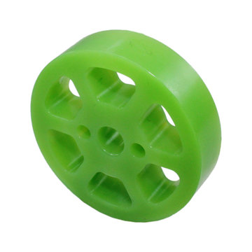 View larger image of 2 in. Compliant Wheel 8 mm Bore 35 Durometer Green