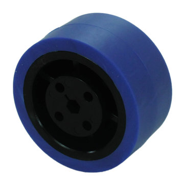 View larger image of 2 in. Stealth Wheel 5 mm Hex Blue 50 Durometer