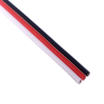 View larger image of 22AWG Bonded PWM wire Black/Red/White 10ft