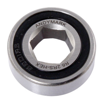 View larger image of 3/8 (0.375) in. Hex ID Sealed Bearing (R62RS-Hex)
