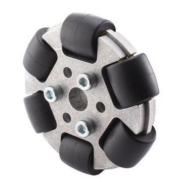 View larger image of 3 in. Aluminum Omni Wheel With 3/8 Hex Bore