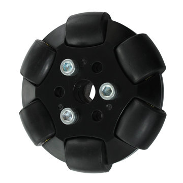 View larger image of 3 in. Plastic Omni Wheel With 3/8 Hex Bore