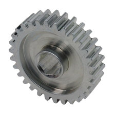 30 Tooth 20 DP 0.375 in. Hex Bore Steel Gear with Pocketing