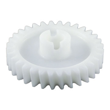 View larger image of 32 Tooth 14.5 PA 0.5 in. Round Bore Plastic Driven Worm Gear for Worm Gearbox