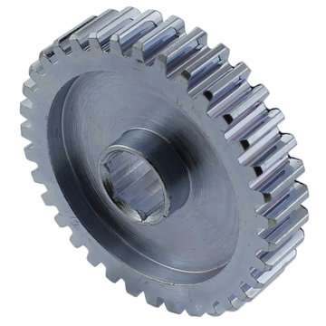 View larger image of 35 Tooth 20 DP 0.375 in. Hex Bore Steel Gear with Pocketing