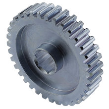 35 Tooth 20 DP 0.375 in. Hex Bore Steel Gear with Pocketing