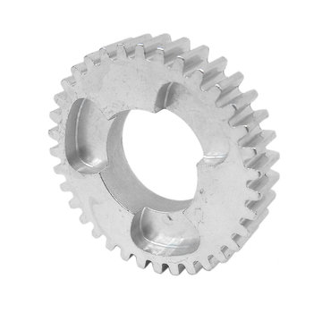 View larger image of 35 Tooth 20 DP 0.875 in. Round Bore Steel Dog Pattern Gear