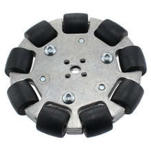 4 in. Aluminum Omni Wheel with Nub Bore