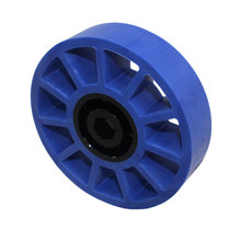 4 in. Compliant Wheel 1/2 in. Hex Bore 50A Durometer
