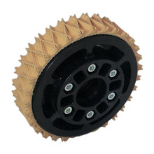 4 in. Plaction Wheel with Wedgetop Tread