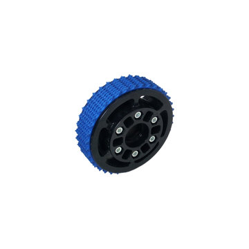 View larger image of 4 in. Plaction Wheel with Blue Nitrile Tread