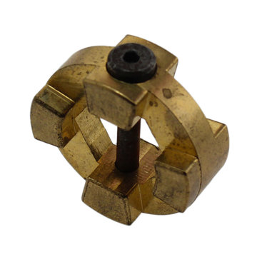View larger image of 4 Tooth 0.5 in. Hex Bore Bronze Dog Gear