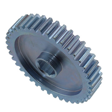 View larger image of 40 Tooth 20 DP 0.375 in. Hex Bore Steel Gear with Pocketing