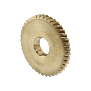 View larger image of 40 Tooth 25 PA 0.5 in. Hex Bore Bronze Driven Worm Gear for RAW box