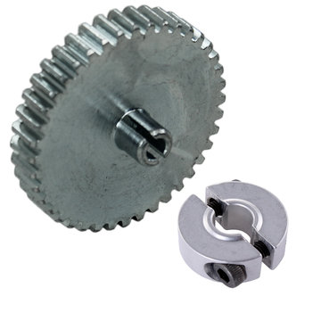 View larger image of 40 Tooth 32 DP 0.125 in. Round Bore Steel Pinion Gear with 6 mm Collar Clamp for NeveRest