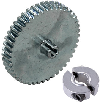 View larger image of 45 Tooth 32 DP 0.125 in. Round Bore Steel Pinion Gear with 6 mm Collar Clamp for NeveRest