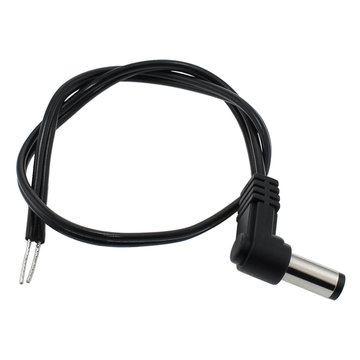 View larger image of 5.5 mm Right Angle Male Barrel 24 AWG Cable