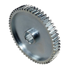 56 Tooth 20 DP 0.5 in. Hex Bore Steel Gear with Pocketing