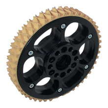 6 in. Plaction Wheel with Wedgetop Tread