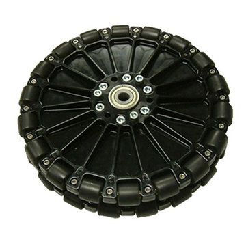 View larger image of 8 in. Dualie Plastic Omni Wheel w/ 3/8 in. Bearings