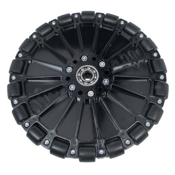 View larger image of 8 in. Plastic Omni Wheel with 1/2 in. Ball Bearings