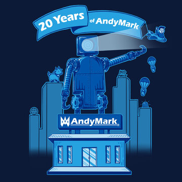 View larger image of AndyMark 20th Anniversary T-Shirt