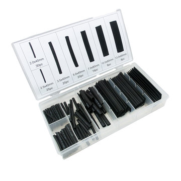 View larger image of Assorted Heat Shrink Tubing Black 127 Pieces