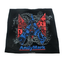 Black AndyMark t-shirt with AM gears graphic