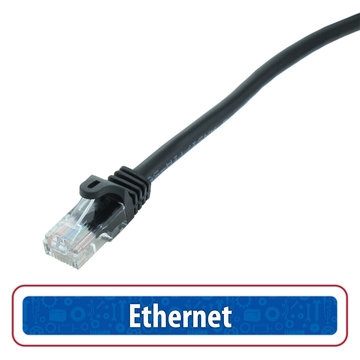 View larger image of 5 ft. Black Ethernet Cable 