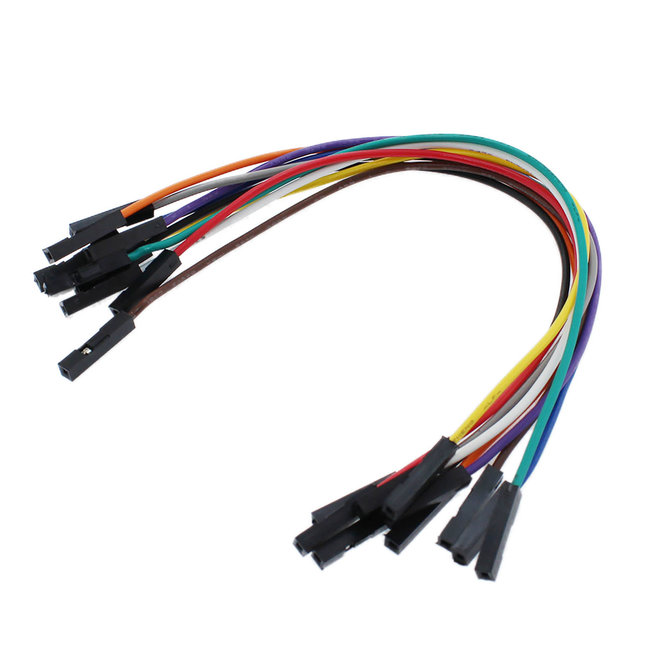 uxcell 32cm Long 10 Pins Male to Female Wire Jumper Cable Line Connector
