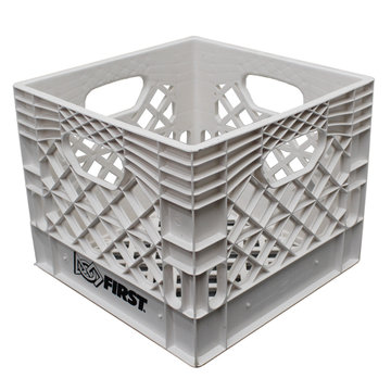 View larger image of Farm Plast White 13 in. x 13 in. x 11 in. Milk Crate