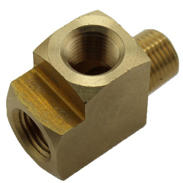 View larger image of 1/8 in. Female NPT x 1/8 in. Male NPT Brass Run Tee Fitting