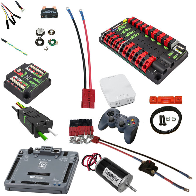 FRC RoboRIO Robot Control Kit With Two Motors - AndyMark, Inc