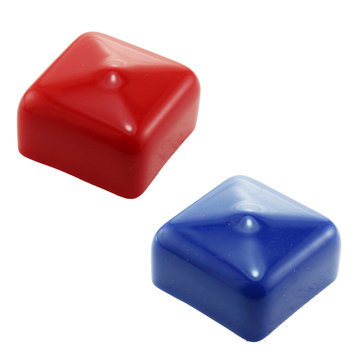 View larger image of 1x1 in. Short Square Tube Cap